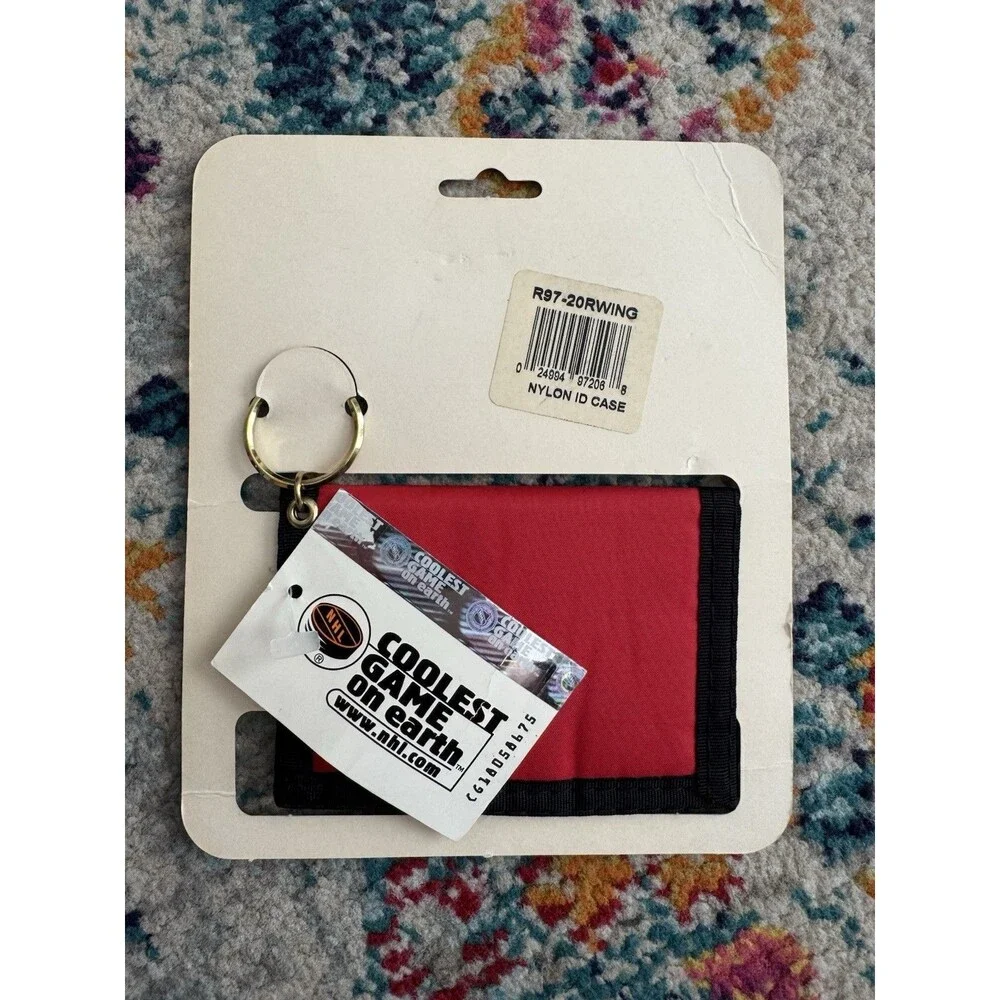 Vintage Detroit Red Wings Officially Licensed I.D. Card‎ Case NEW
